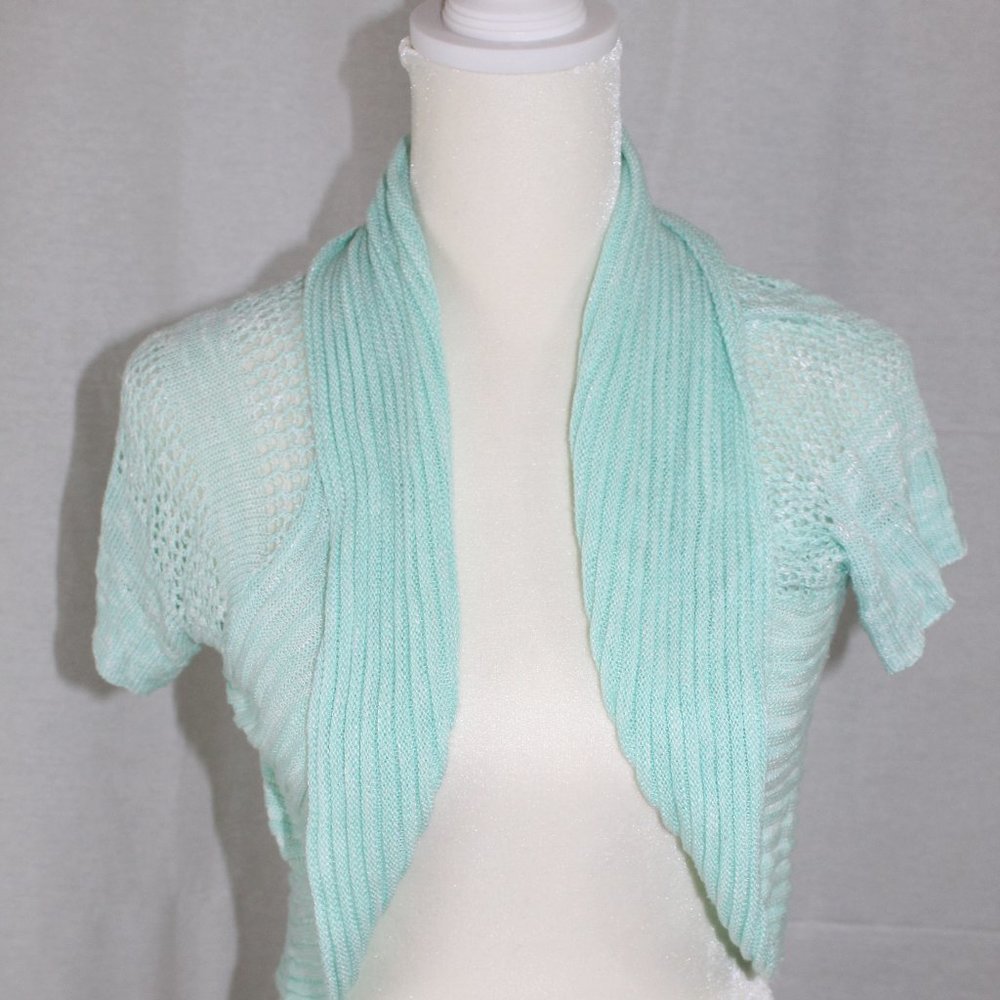 Green cardigan